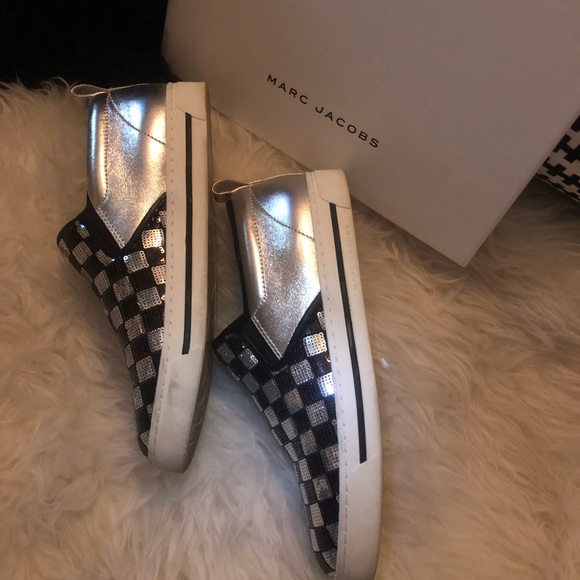 Amazing Marc Jacobs sequin slip on sneakers - Picture 4 of 5